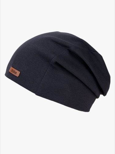 Čiapka organic rib black