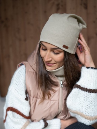 Čiapka organic rib trench coat