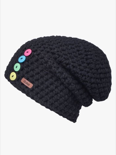 Háčkovaná čiapka bc black